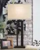 Ashley Furniture L204074 Ashley Furniture L204074 Aniela - Metal Table Lamp (Set of 2) - Bronze Finish