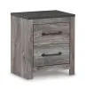 Ashley Furniture B1290/31/36/44/72/99/92(2) Ashley Furniture B1290/31/36/44/72/99/92(2) Bronyan - King Panel Bed - 7 Pc. - Dresser, Mirror, Chest, King Bed, 2 Nightstands - Dark Gray