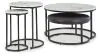 Ashley Furniture T161-14 Jusmour - Occasional Nesting Table (Set of 4) - Black / White