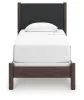 Ashley Furniture PCB2614B20 Ashley Furniture PCB2614B20 Pamytta - Twin Upholstered Panel Bed - Brown