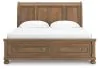 Ashley Furniture PCB779B8 Ashley Furniture PCB779B8 Feddinger - King Storage Sleigh Bed - Medium Brown