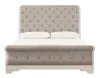 Ashley Furniture B743B4 Ashley Furniture B743B4 Realyn - Queen Upholstered Sleigh Bed - Chipped White