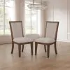 New Classic D403B-20 Augusta - Upholstered Side Chair (Set of 2) - Rustic Brown