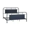 Liberty Furniture 179-BR15HFR-N Liberty Furniture 179-BR15HFR-N Vintage Series - King Metal Bed - Navy