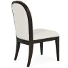Riverside Furniture 27157 Lydia - Curved Upholstered Side Chair (Set of 2) - White