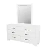 CoasterEssence 202994 Jessica - Dresser Mirror - Cream White