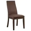 CoasterEssence 106582 Spring Creek - Upholstered Dining Chair (Set of 2) - Chocolate