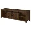 CoasterEssence 736273 Madra - 2-Door Engineered Wood TV Stand - Dark Pine