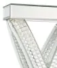 CoasterElevations 923289 Dominick - Tapered Mirrored Acrylic Table Lamp - Silver