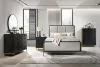 Coaster Fine Furniture 224331KE-S5 Arini - 5 Piece Eastern King Bedroom Set - Black And Gray