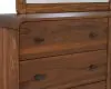 CoasterEssence 205133M Robyn - 6-Drawer Dresser With Mirror - Dark Walnut