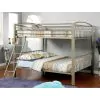 Furniture of America CM-BK1037F Lovia - Full Over Full Bunk Bed - Metallic Gold