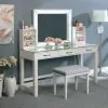Furniture of America FOA-DK5685WH-PK Stephanie - Vanity Set - Luminous White