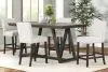 New Classic 45-4125-DW4C New Classic 45-4125-DW4C High Line - Counter Table & 4 Chairs - White