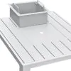 Intercon NS-SF-ARMLSS-BUF-7PC Nash - 6 Piece Outdoor Seating Sectinal And Table - Buff