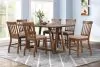New Classic 45-D4115-D6C New Classic 45-D4115-D6C Putnam - Counter Table With 6 Chairs - Brown
