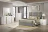 Coaster Fine Furniture 223094 Ines - Dresser Mirror Holographic - White High Gloss