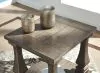 Ashley Furniture T776-3 Johnelle - Rectangular End Table - Gray