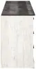 Ashley Furniture EB4121-231 Shawburn - Six Drawer Dresser - Pewter-tone pulls - White / Black / Gray