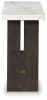 Ashley Furniture T779-4 Burkhaus - Sofa Table - White / Dark Brown