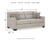Ashley Furniture 3100438 Ashley Furniture 3100438 Mahoney - Sofa - Pebble