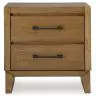 Ashley Furniture B833-92 Sherbana - Two Drawer Night Stand - Light Brown