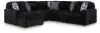 Ashley Furniture 98103S23 Ashley Furniture 98103S23 Midnight-Madness - 6-Piece Sectional With LAF Corner Chaise - Onyx
