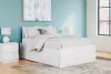 Ashley Furniture EB9630B13 Ashley Furniture EB9630B13 Onita - Full Platform Bed With 2 Side Storage - White