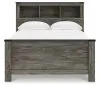 Ashley Furniture B4480B3 Ashley Furniture B4480B3 Frandern - Full Bookcase Panel Bed - Gray