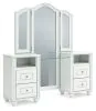Ashley Furniture PCB1819B16 Kozlani - Vanity With Mirror - White