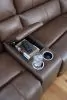 Ashley Furniture PCU12001S5 Bleckley - 6-Piece Power Reclining Sectional With LAF And RAF Recliners - Espresso