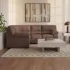 Ashley Furniture PC27704S1 Ashley Furniture PC27704S1 WillowBend - 2-Piece Sectional With RAF Sofa With Corner Wedge - Caramel