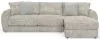 Jackson Furniture Industries 2306/63/76-01 Jackson Furniture Industries 2306/63/76-01 Bucktown - 2 Piece Sofa / RSF Chaise With Extra Thick Cuddler Seat Cushions - Parchment