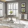 Liberty Furniture 186W-CD-3PDS Liberty Furniture 186W-CD-3PDS Carolina Crossing - 3 Piece Pedestal Table Set - White / Antique Honey
