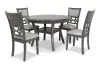New Classic D1763-50S-GRY Mitchell - 5 Piece Dining Set - Gray