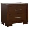 CoasterEssence 200711KE-S6P Jessica - 6 Piece Eastern King LED Bedroom Set - Cappuccino