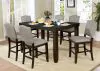 Furniture of America CM3911PT Teagan - Counter Height Table - Dark Walnut