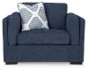 Benchcraft® 5450223 Evansley - Chair And A Half - Navy