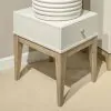 Liberty Furniture 465-OT1022 Liberty Furniture 465-OT1022 Berkley Square - Chairside Table - Linen & Khaki