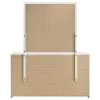 Coaster Fine Furniture 223093M Ines - 6-Drawer Bedroom Dresser With Mirror - White High Gloss