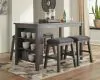 Ashley Furniture D388-13 Caitbrook - Rectangular Dining Room Counter Table - Gray