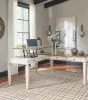 Ashley Furniture H743-134 Realyn - Home Office Lift Top Desk - White / Brown