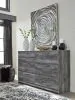 Ashley Furniture B221-31 Baystorm - Six Smooth Drawer Dresser - Gray