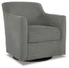 Ashley Furniture A3000326 Bradney - Swivel Accent Chair - Gray