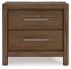 Ashley Furniture B974-92 Cabalynn - Two Drawer Night Stand - Light Brown