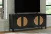 Ashley Furniture A4000575 Cliffiings - Accent Cabinet - Black / Natural