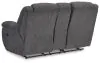 Ashley Furniture 3810494 Foreside - Dbl Reclining Loveseat with Console - Charcoal
