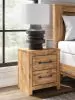 Ashley Furniture PCB1580-92 Maystonna - Two Drawer Night Stand - Brown