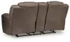 Ashley Furniture PC6450694 Lowilla - Double Reclining Loveseat With Console - Driftwood