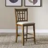 Liberty Furniture 227-B920124 Santa Rosa - Lattice Back Counter Chair - Antique Honey